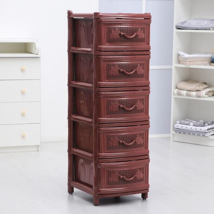 Комод пластиковый Альтернатива Эконом 5138429 38х120х48 см купить,NaN