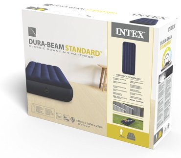 Матрас Intex 64756, 191x76x25 см, насос отсутствует