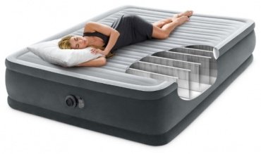 Кровать INTEX-LUX 64414ND, 203x152x46 см, насос встроенный