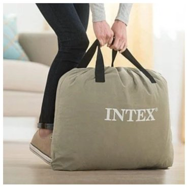 Кровать INTEX-LUX 64414ND, 203x152x46 см, насос встроенный купить,35488