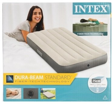 Матрас Intex 64101, 191x99x25 см, насос отсутствует