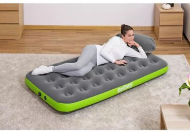 Матрас Bestway Roll & Relax 67619, 188x99x22 см, насос внешний купить,NaN