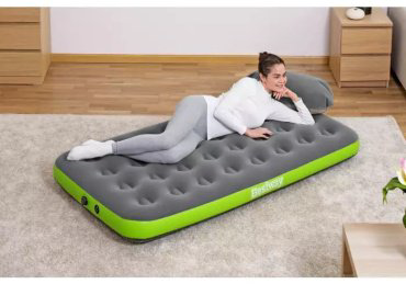 Матрас Bestway Roll & Relax 67619, 188x99x22 см, насос внешний купить,NaN