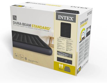 Матрас Intex 64150ND, 203x152x25 см, насос встроенный