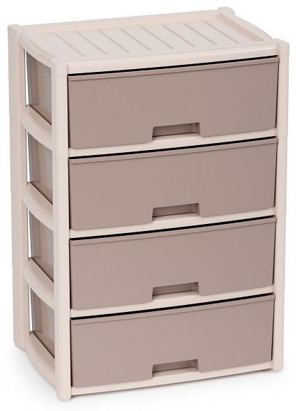 Комод пластиковый Альтернатива М8759 56х81х39 см купить,NaN