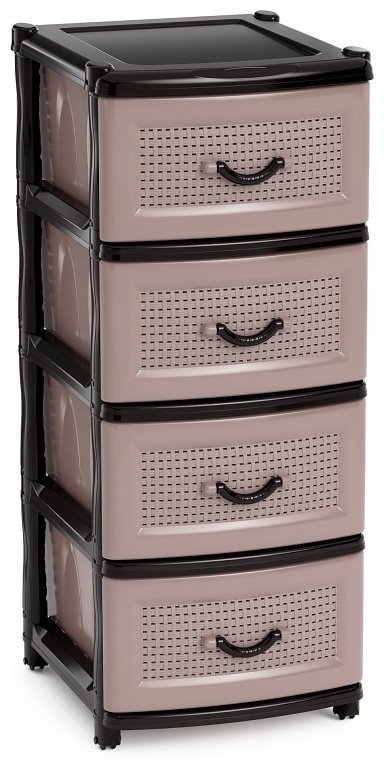 Комод пластиковый Альтернатива Эконом 48х98х39 см купить,NaN