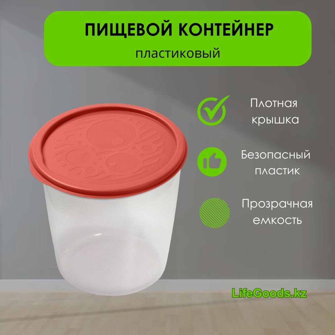 LifeGoods.kz контейнер LG49064 1 шт, пластик купить,NaN