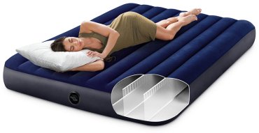 Матрас Intex Dura-Beam Classic 64765, 203x152x25 см, насос внешний