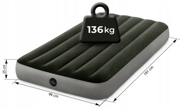 Матрас Intex 64107, 191x99x25 см, насос отсутствует