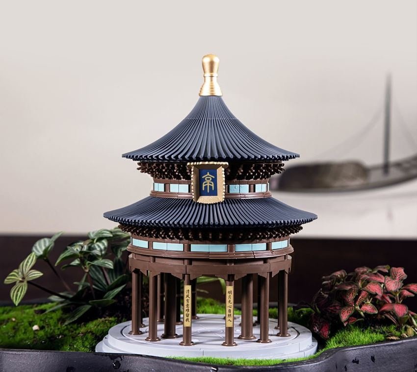 Конструктор ONEBOT Double-Eave Pavilion 45190, деталей 358 шт купить,32576