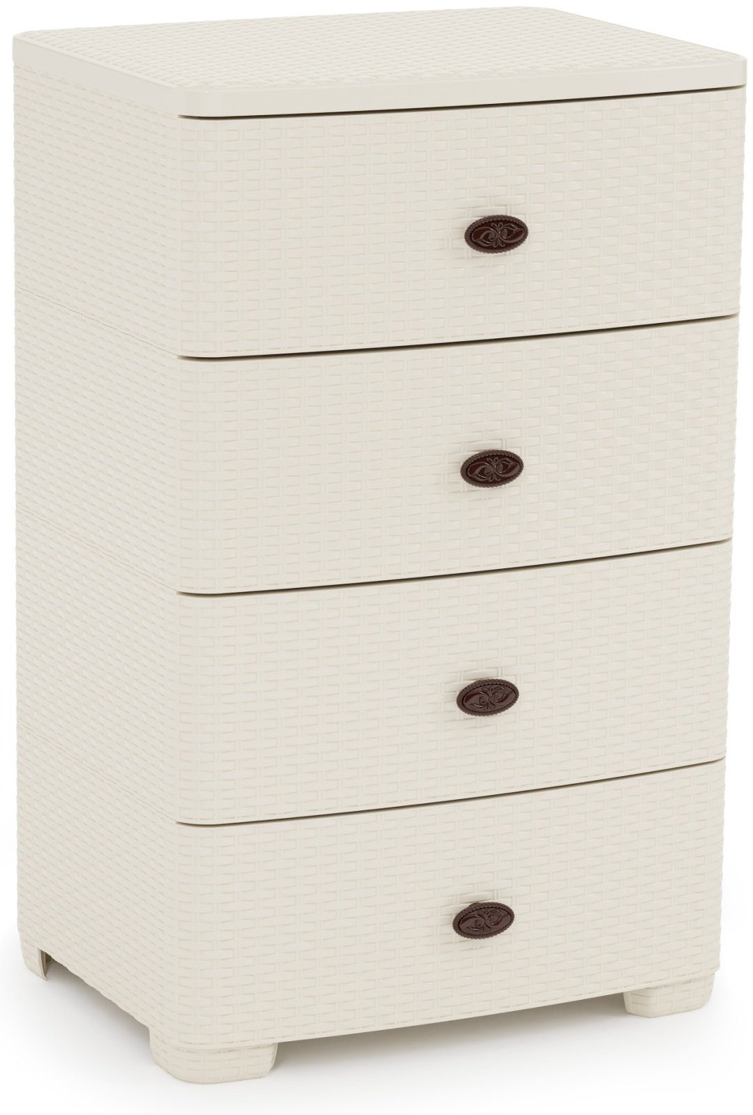 Комод пластиковый ZETA Плетенка М4059 56х88х45 см купить,NaN