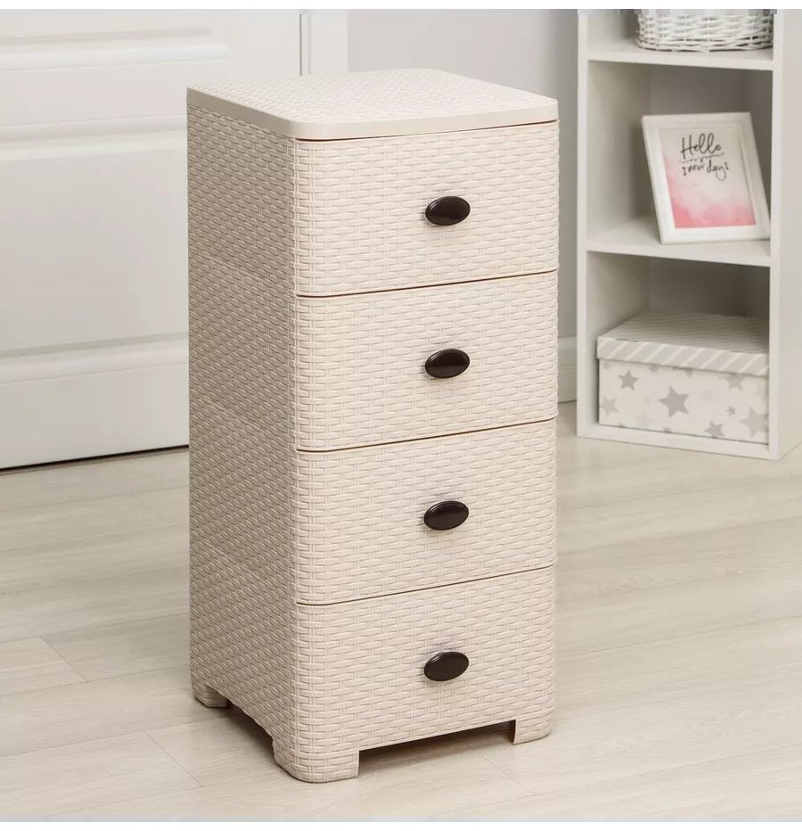 Комод пластиковый 156542130 36х83х37.5 см купить,NaN