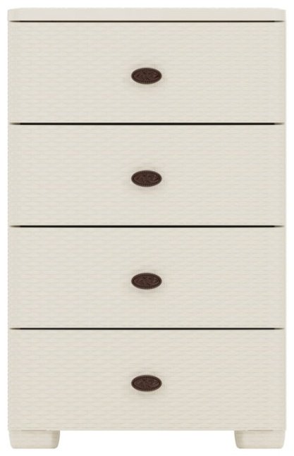 Комод пластиковый ZETA Плетенка М4059 56х88х45 см купить,NaN