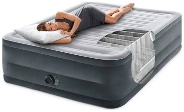 Кровать Intex 64418ND, 203x152x56 см, насос встроенный купить,NaN