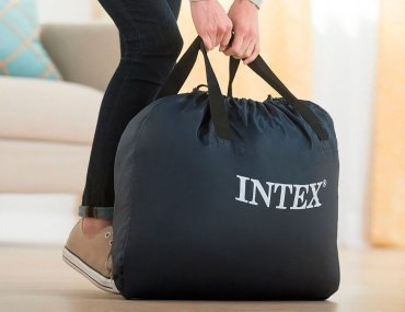 Кровать Intex 64418ND, 203x152x56 см, насос встроенный купить,NaN