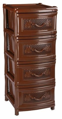 Комод пластиковый Альтернатива Эконом 39х98х49 см купить,NaN