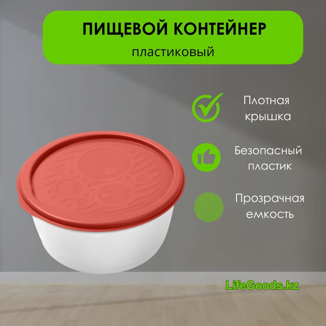 LifeGoods.kz контейнер LG49065 1 шт, пластик купить,NaN