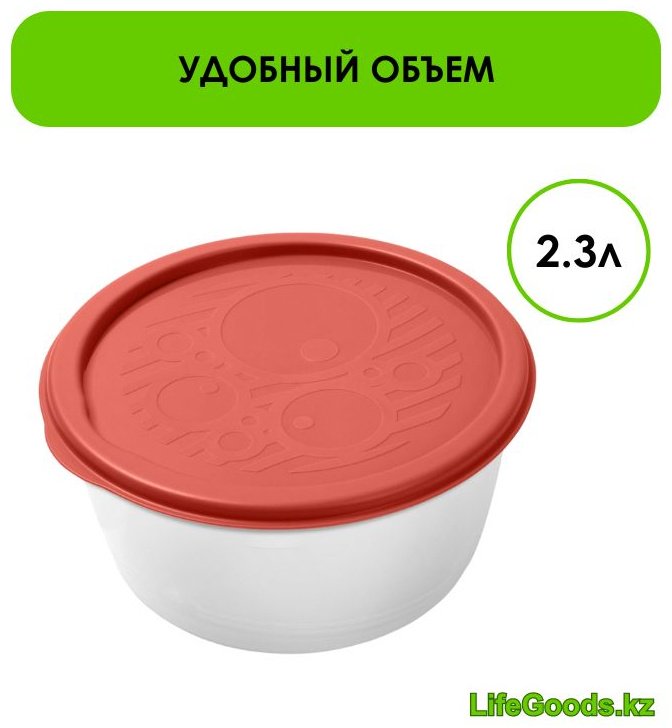 LifeGoods.kz контейнер LG49065 1 шт, пластик купить,NaN
