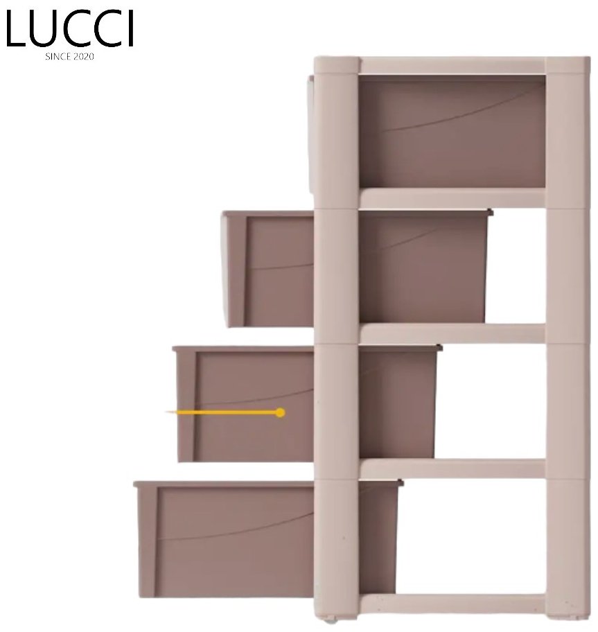 LUCCI 149310815, 56x39x81 см, бежевый, белый купить,NaN