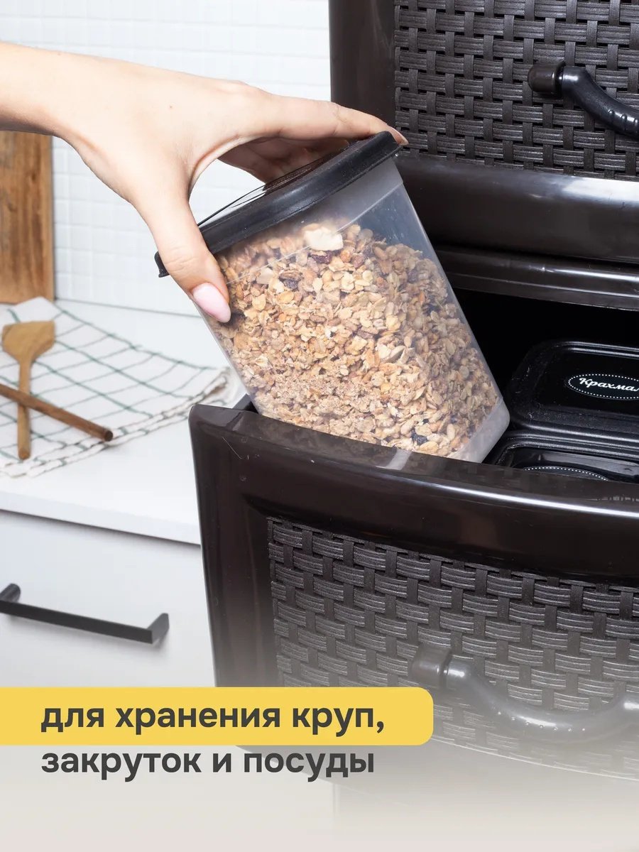 Комод пластиковый Модерн 38х98х42 см купить,NaN