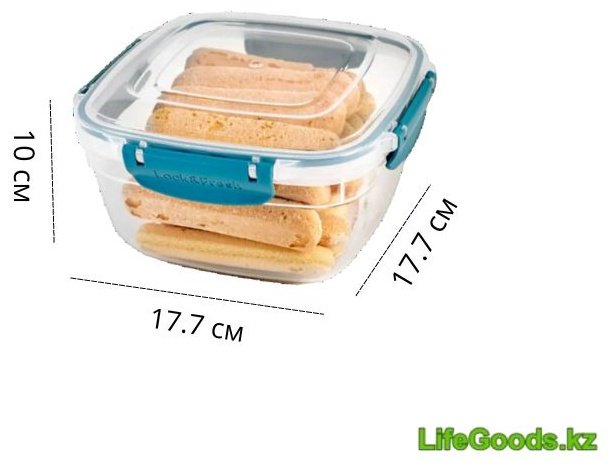 LifeGoods.kz контейнер LG49780 1 шт, пластик купить,NaN