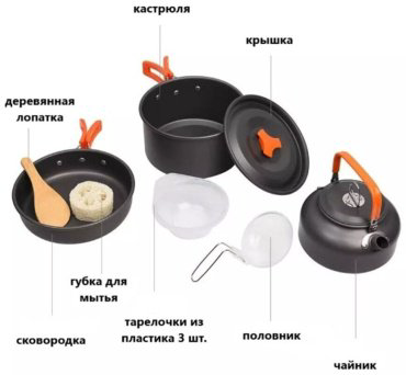 Набор Campsor BL308 9 шт купить,11000