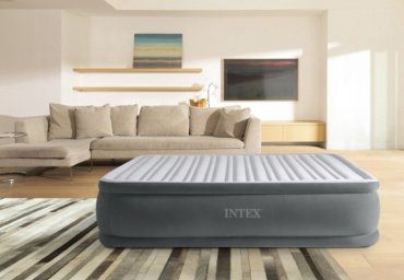 Кровать Intex 64418ND, 203x152x56 см, насос встроенный купить,NaN