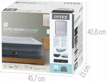 Кровать Intex 64418ND, 203x152x56 см, насос встроенный купить,NaN