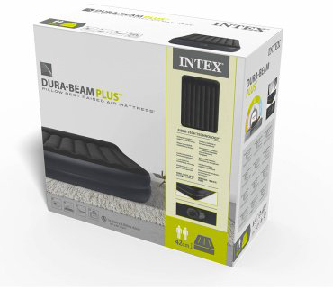 Матрас Intex 64124ND, 203x152x42 см, насос встроенный купить,NaN