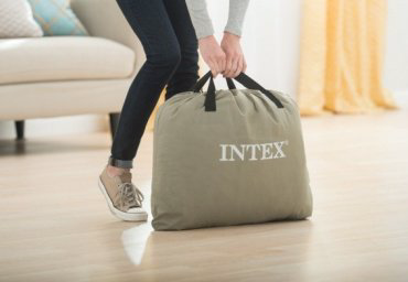 Кровать Intex 64490ND Dura-Beam DELUXE, 203x152x51 см, насос встроенный купить,54529