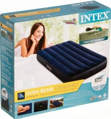 Кровать Intex 64757, 191x99x25 см, насос внешний купить,NaN