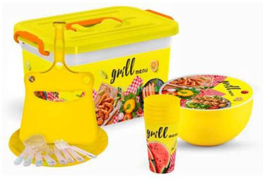 Полимербыт Grill Menu 4389994 желтый купить,NaN