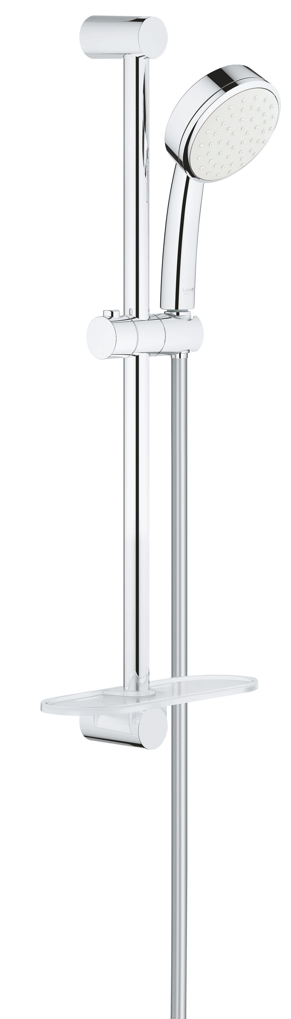 Душевой гарнитур Grohe New Tempesta Cosmopolitan 100 I 26083002 с полочкой хром