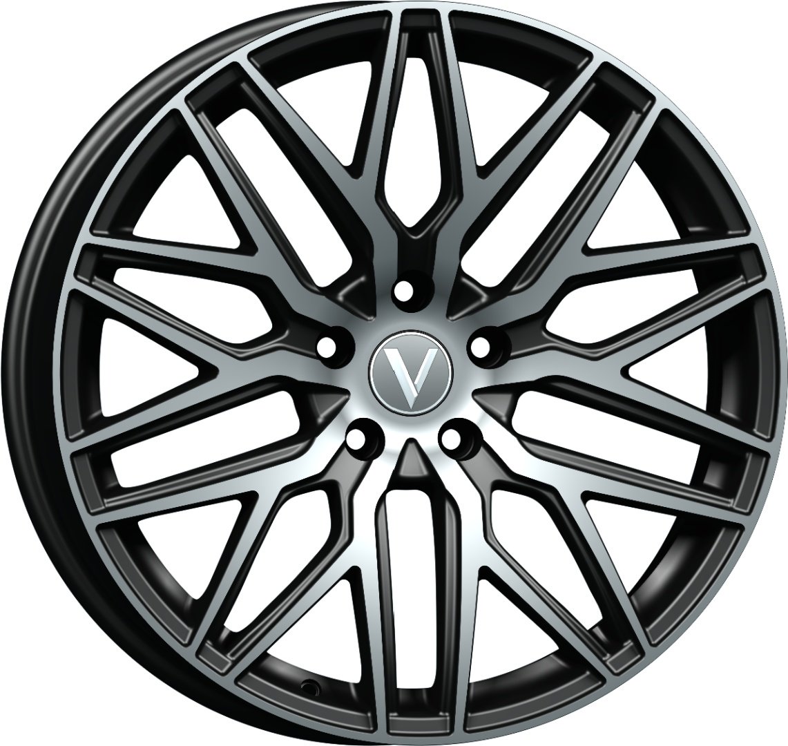 Комплект дисков Вектор 226 5х112 R20х8,5 СВ66,6 ЕТ38 алмаз-черный 