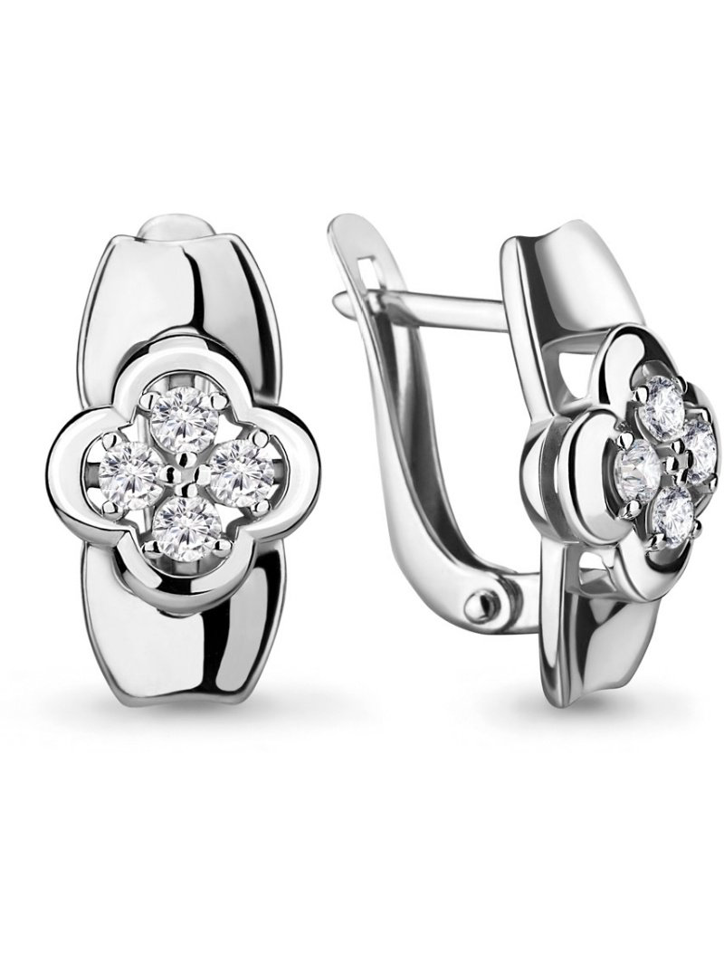 Серьги Aquamarine 46601А  купить,NaN