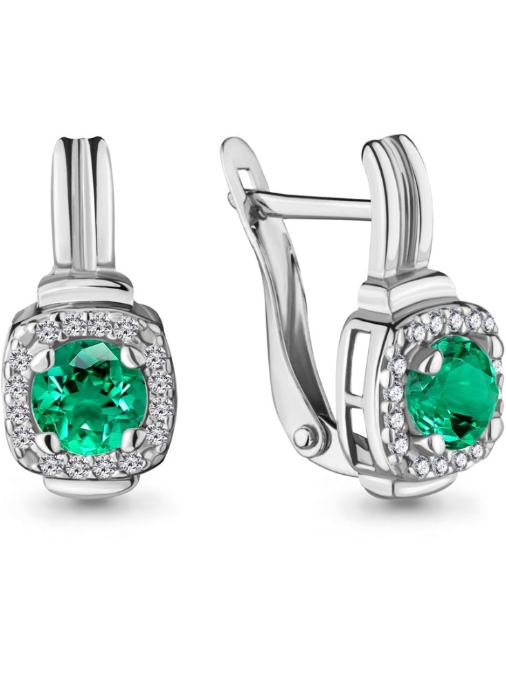 Серьги Aquamarine 43422Г купить,NaN