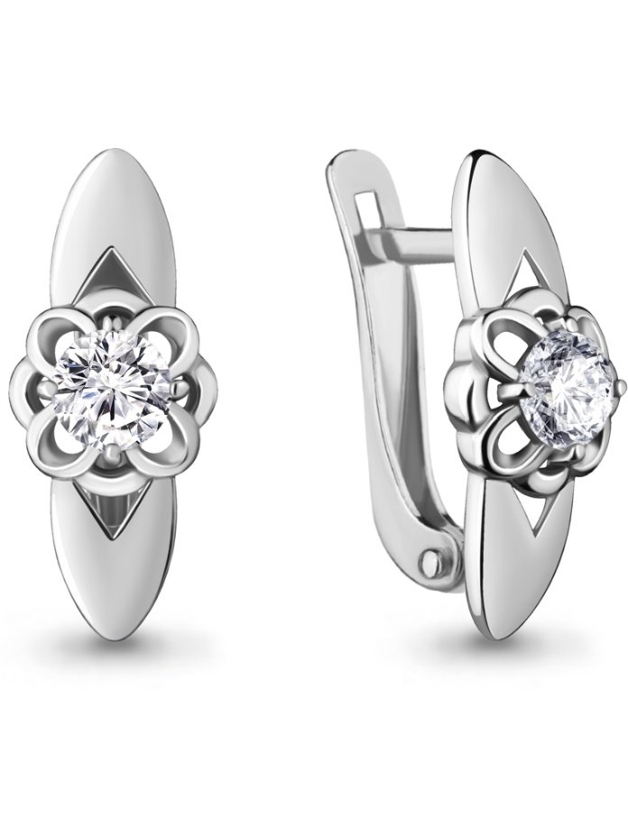 Серьги Aquamarine 48195А  купить,NaN