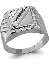 Кольцо Aquamarine 62120Ч 18,5р купить,NaN