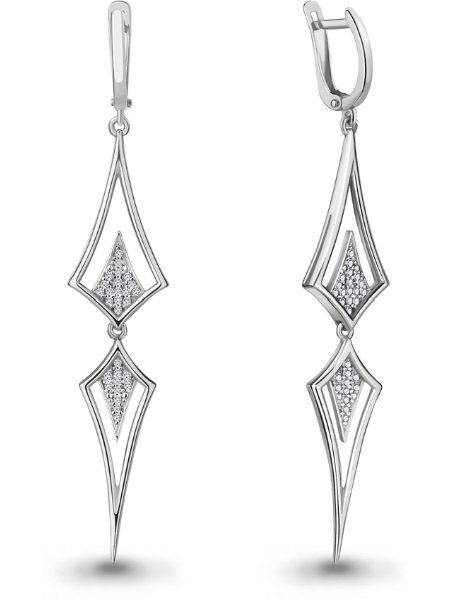 Серьги Aquamarine 45467А  купить,NaN