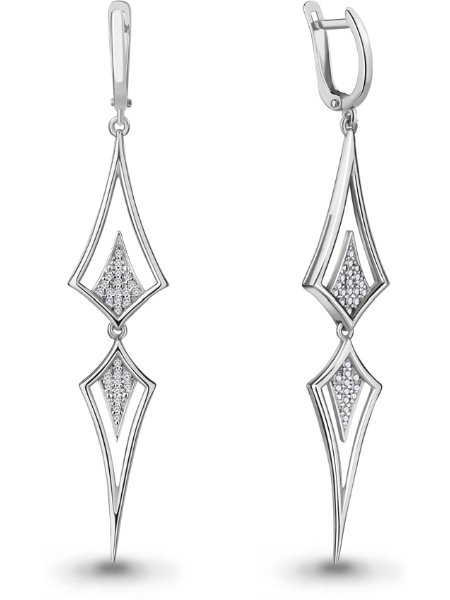 Серьги Aquamarine 45467А  купить,NaN