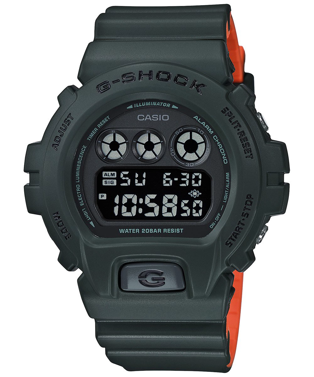 Часы Casio DW-6900LU-3DR купить,NaN