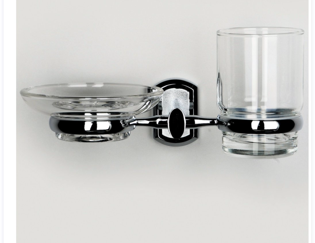 Wasser KRAFT держатель K-3026 1 шт, металл, стекло купить,NaN