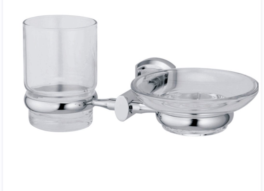 Wasser KRAFT держатель K-3026 1 шт, металл, стекло