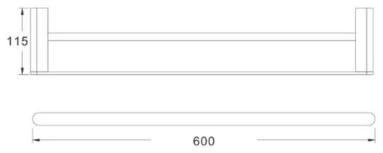 KABINKA.KZ держатель K0000234588 1 шт, латунь