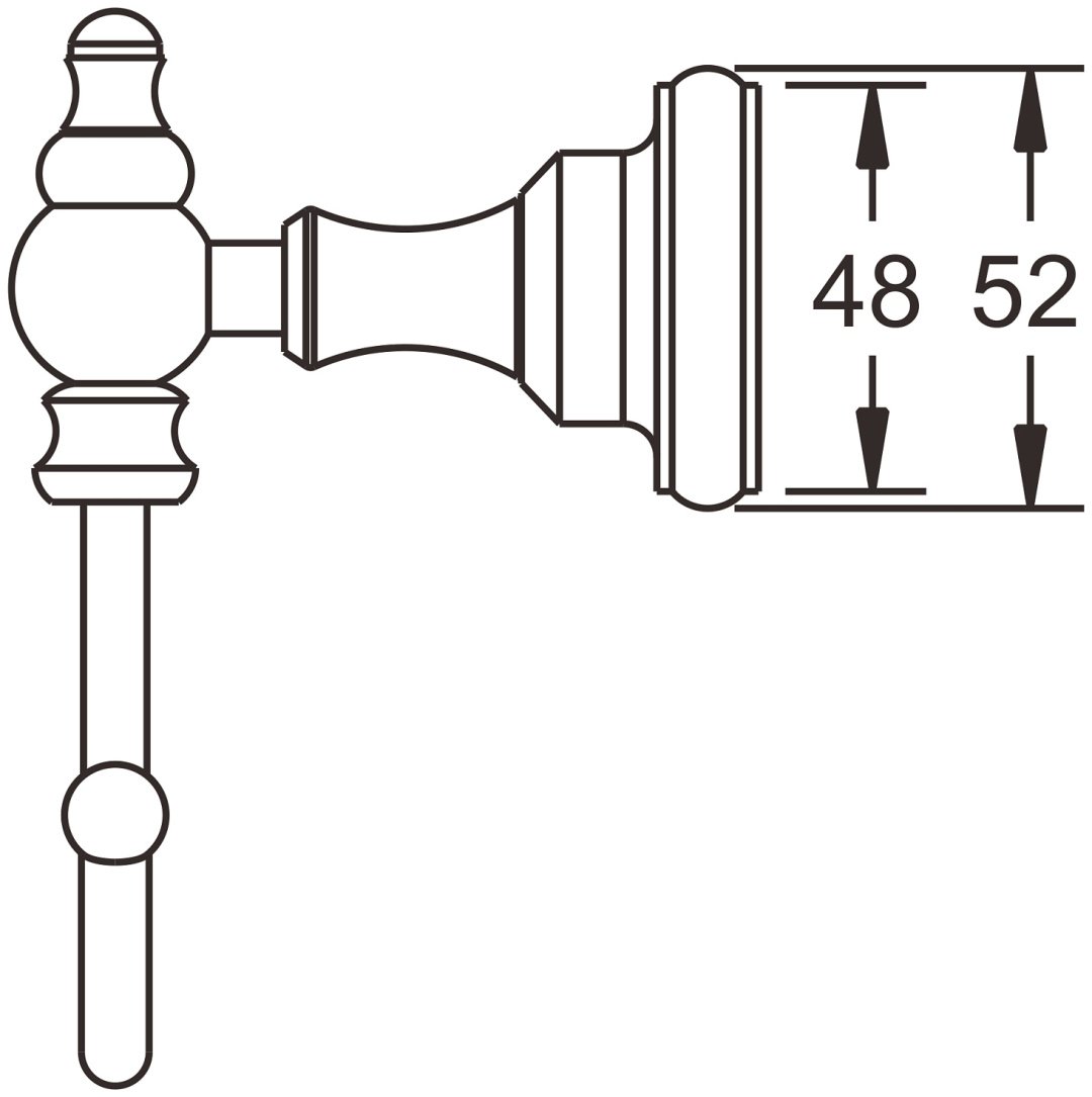 KABINKA.KZ крючок K0000234267 1 шт, латунь