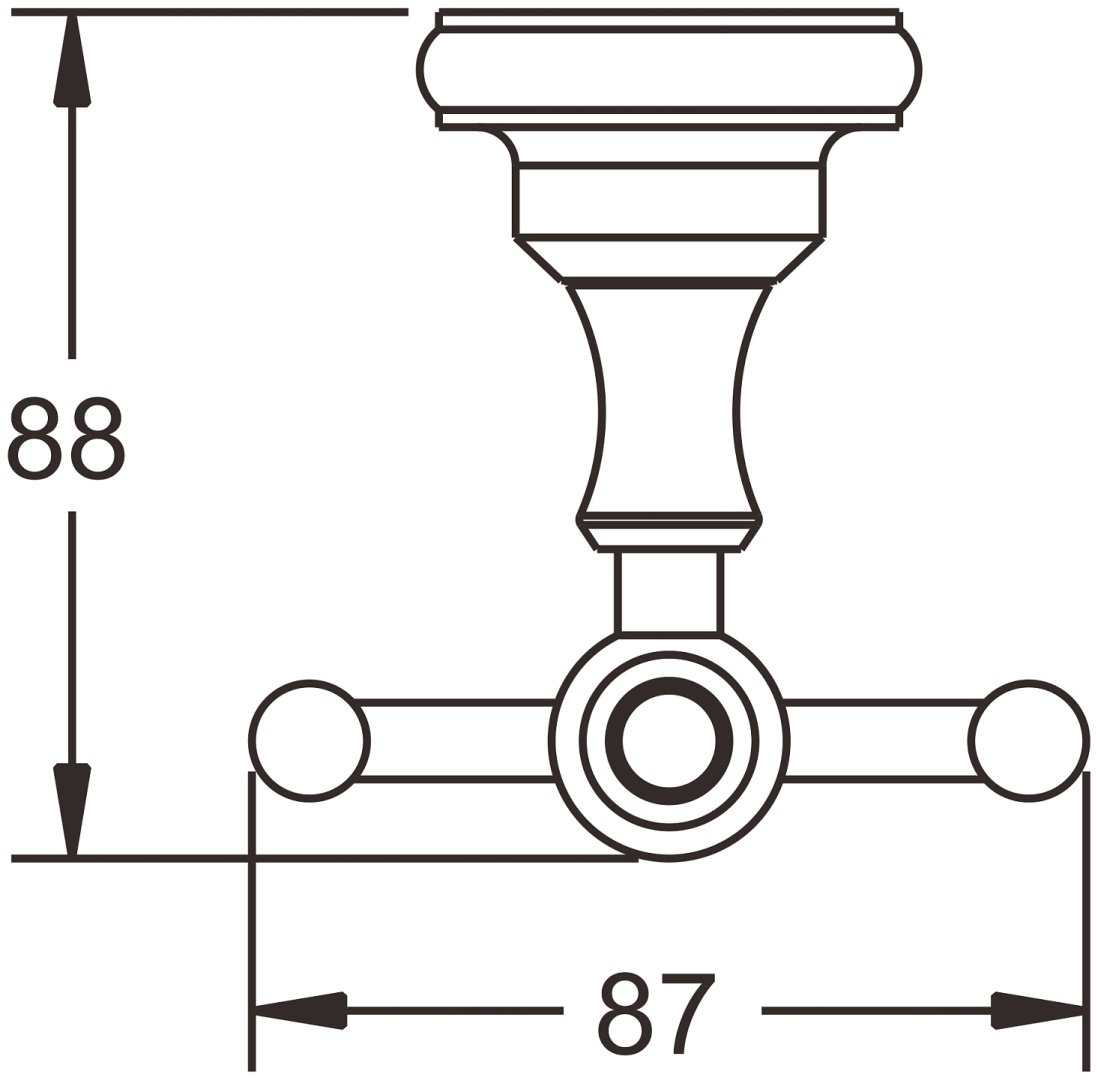 KABINKA.KZ крючок K0000234267 1 шт, латунь
