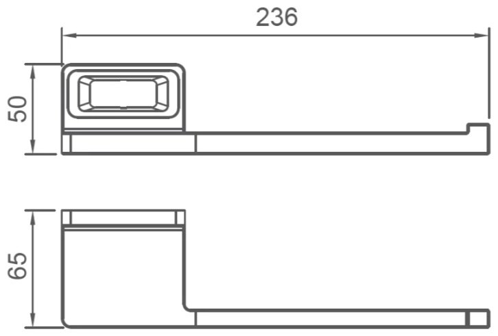 KABINKA.KZ держатель G30803-29 1 шт, металл купить,NaN