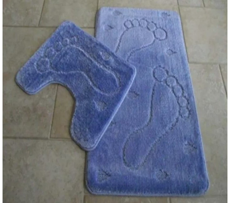 ZALEL комплект ковриков 00001403 100x60 см, полипропилен купить,NaN