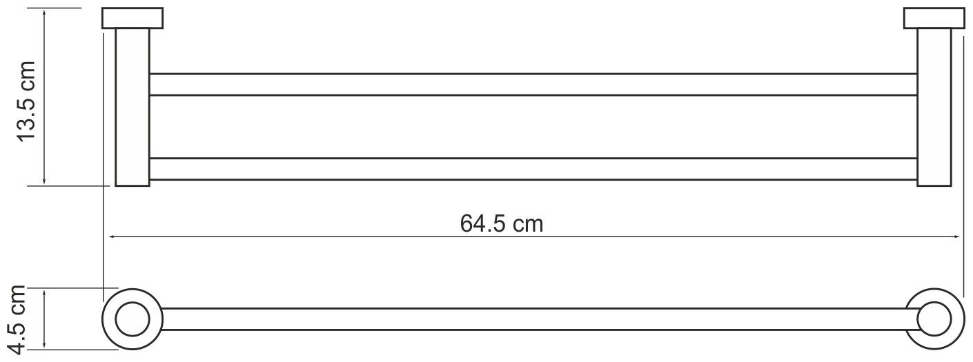 Wasser KRAFT держатель Donau 1 шт, металл