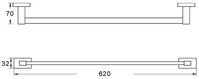 KABINKA.KZ держатель SG5617T 1 шт, латунь купить,NaN